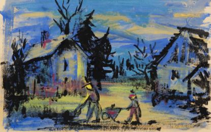 Picture of “Neighborhood in Blue"